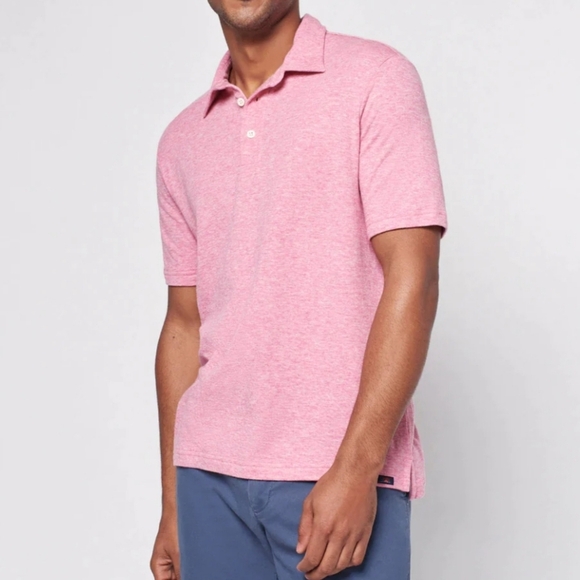 Faherty Other - FAHERTY Cloud Double Knit Pima Cotton Short Sleeve Polo size XXL
